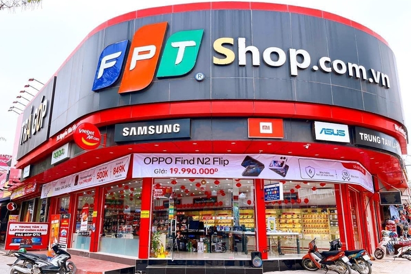 Chi nhánh cửa hàng FPT Shop tại Bắc Giang.