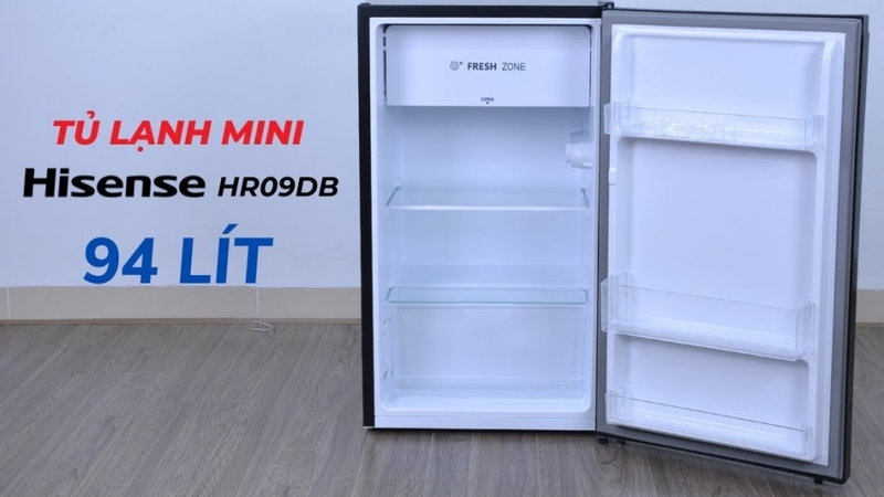 Hisense mini một cửa 94 lít HR09DB được trang bị nhiều công nghệ làm lạnh hiện đại