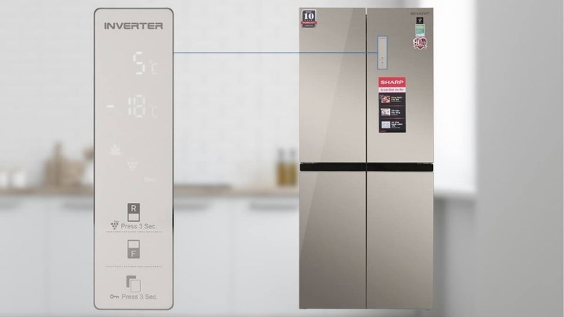 Tủ Lạnh Sharp Inverter Multi Door 401L SJ-FXP480VG-CH