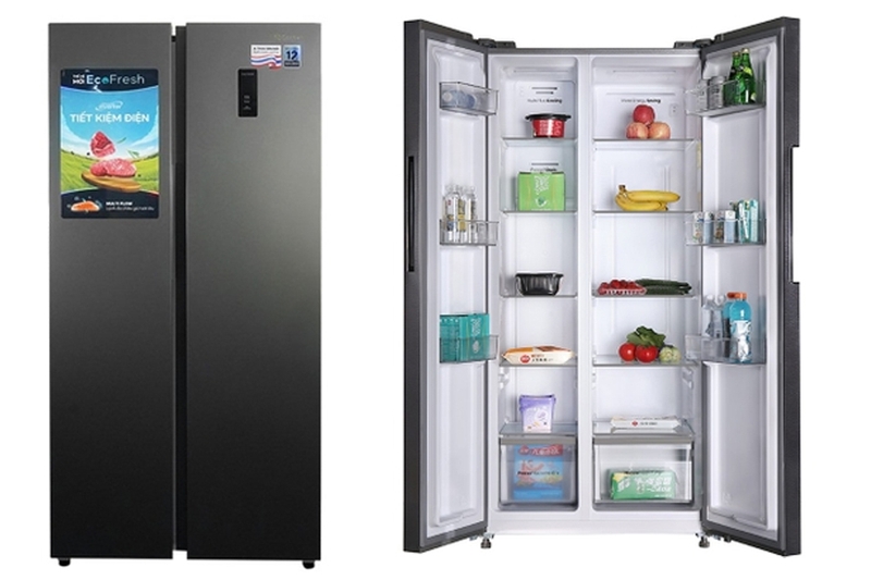 Tủ lạnh Casper Inverter side by side 458 lít RS-460PG.
