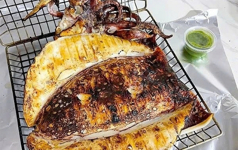 mực lá nướng ảnh 5