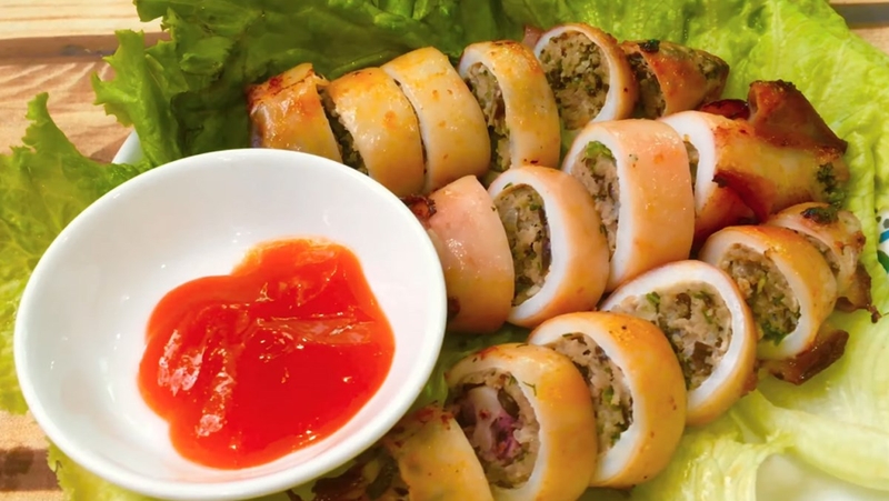mực lụi nướng sả 4