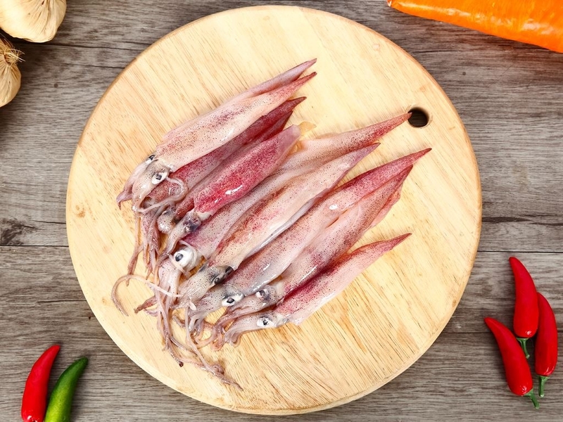 Giá trị dinh dưỡng của mực nhúng mẻ