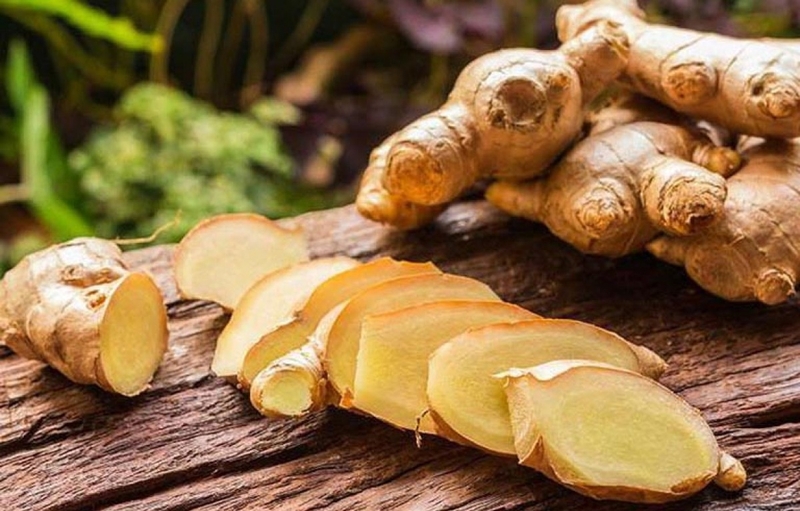 mực trứng hấp gừng hình 11