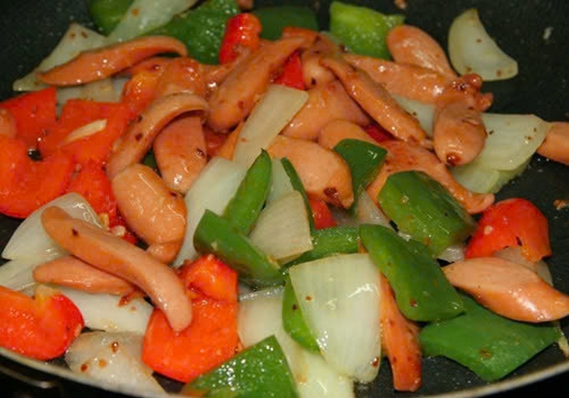 mực xào ớt chuông ảnh 3