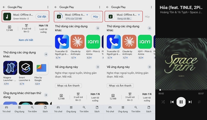 Cách tải về Musi: Offline Audio Player cho thiết bị Android của bạn