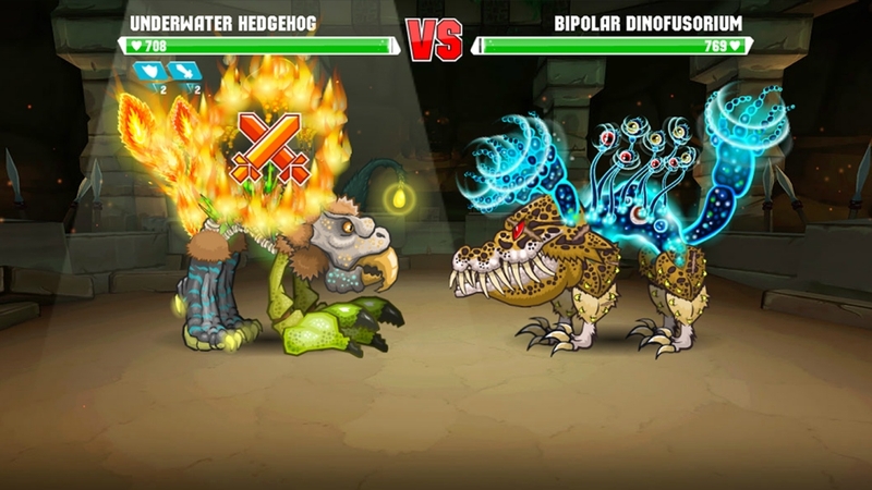 Khu vực chơi Mutant Fighting Cup 2