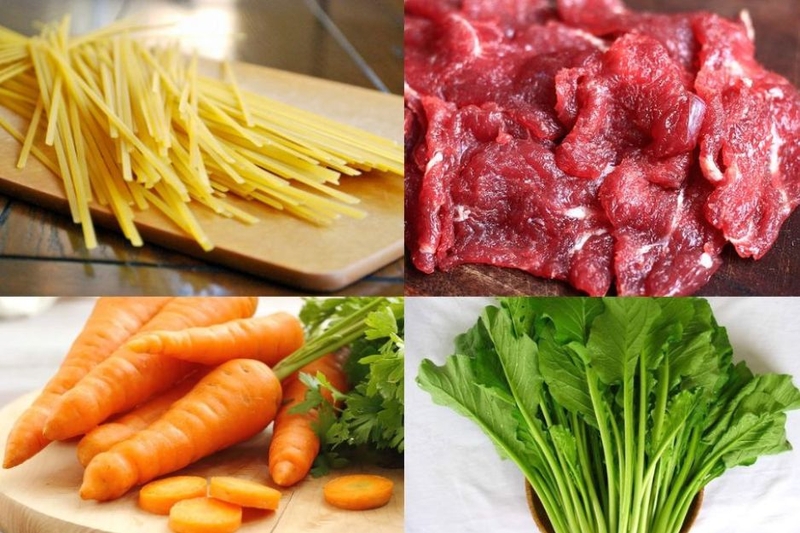 mỳ ý xào bò 2