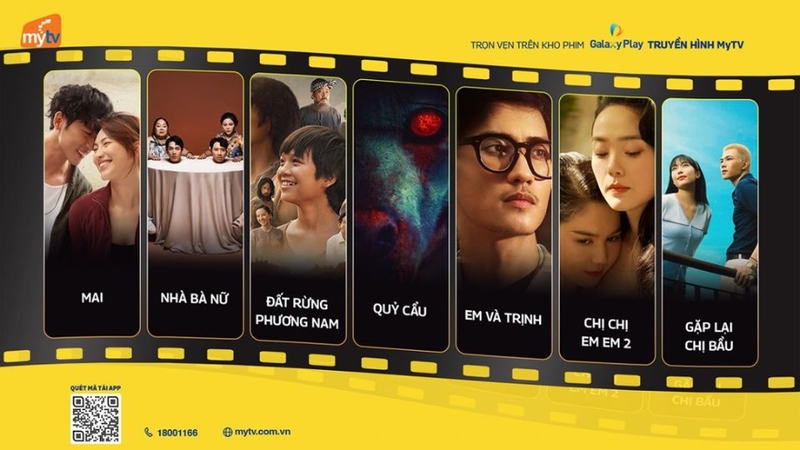 Thư viện phim khổng lồ, đáp ứng mọi sở thích