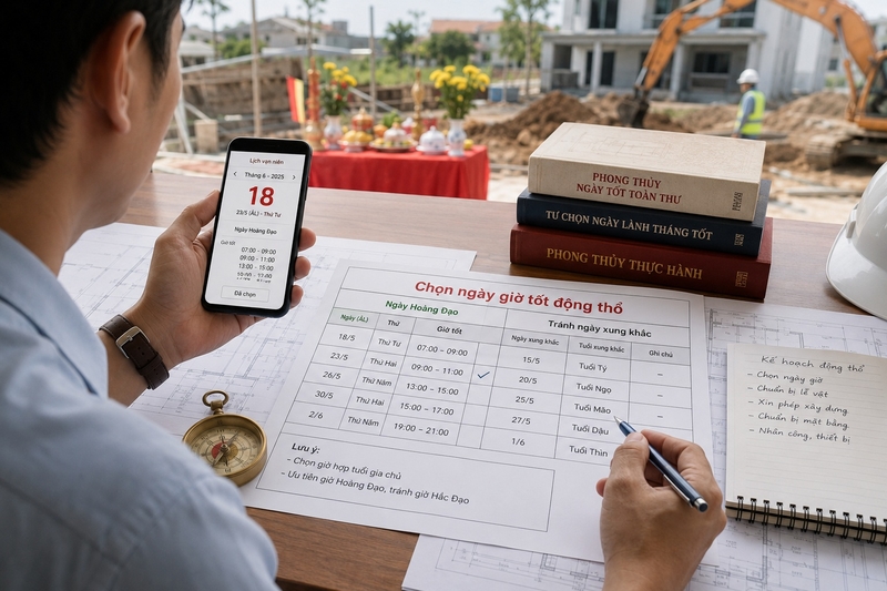 Cần làm gì nếu muốn xây nhà năm 2026 khi không được tuổi?