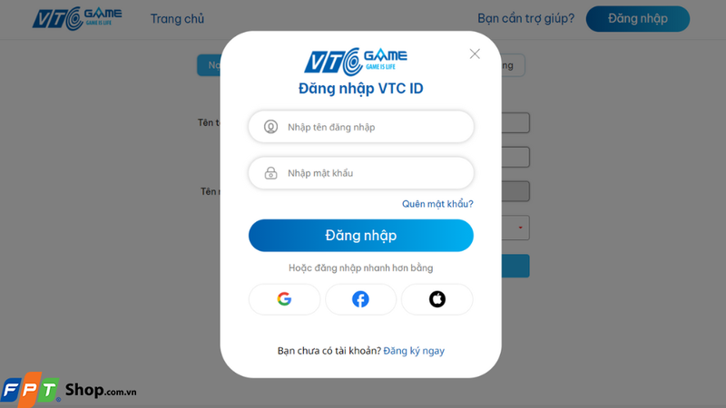 Sau khi đã đăng nhập thành công vào tài khoản, hãy lựa chọn máy chủ, nhân vật và gói kim cương mà bạn muốn nạp vào tài khoản