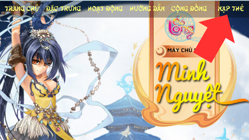 Hướng dẫn nạp Cổ Long Online 1