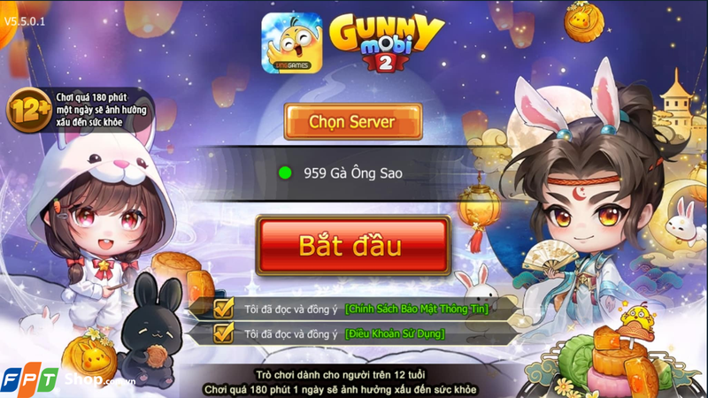 Sau khi cài đặt thành công Gunny Mobi về thiết bị, bạn hãy đăng nhập vào tài khoản của mình