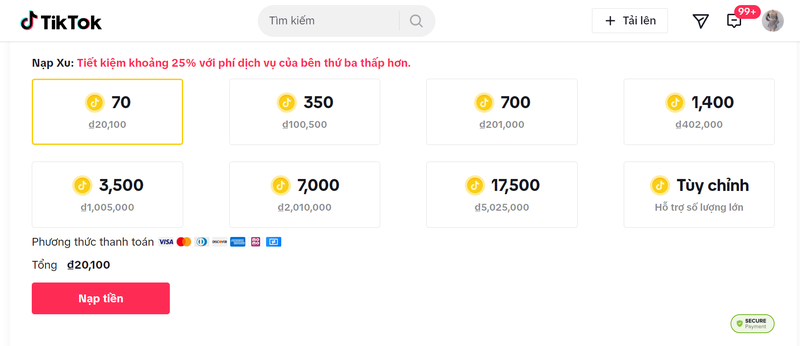 nạp tiktok giá rẻ ảnh 3