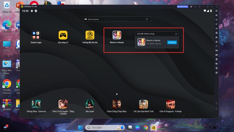 Hướng dẫn cách cài đặt Bleach vs Naruto 4.0 trên PC 3