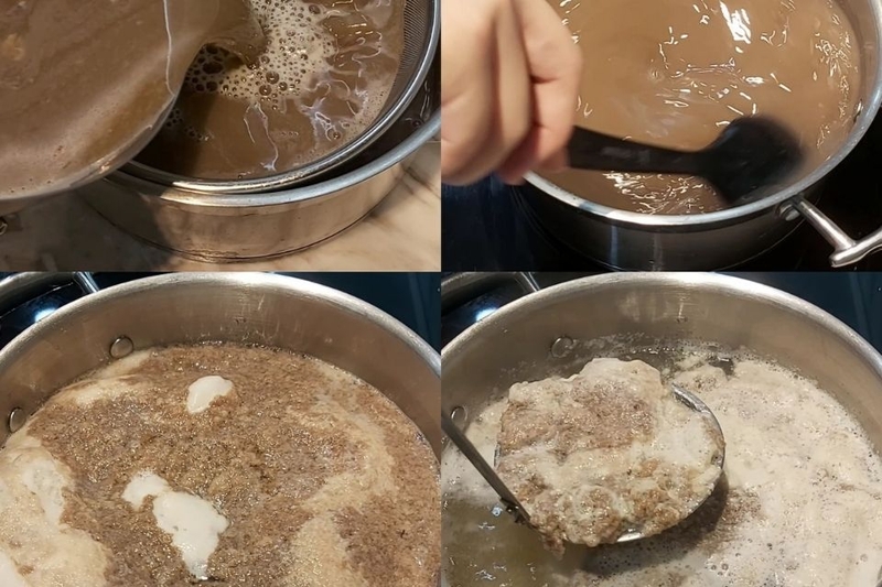 nấu nước dùng bún riêu tóp mỡ