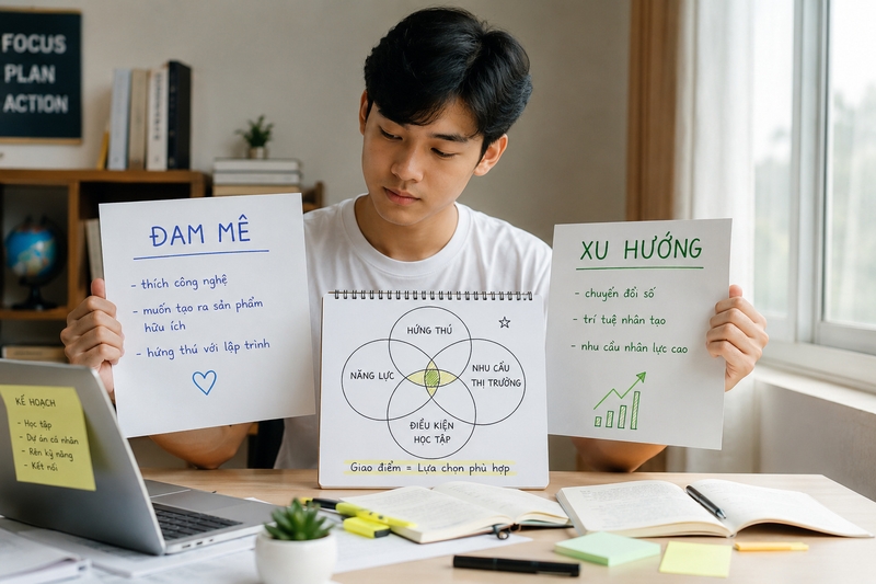 Nên chọn ngành theo đam mê hay theo xu hướng