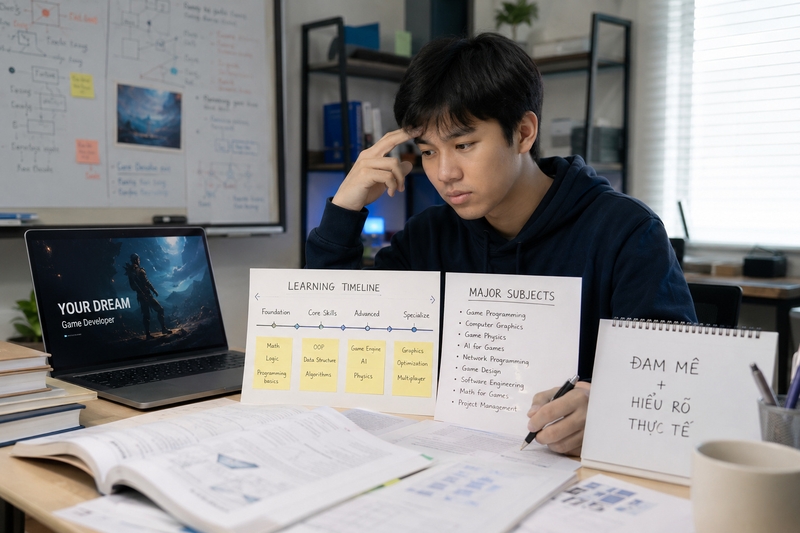 Rủi ro khi chỉ chọn ngành theo đam mê