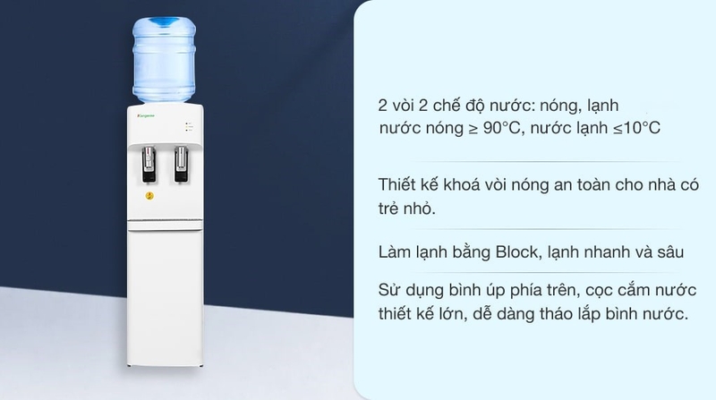cay nuoc nong lanh kangaroo kg52a3