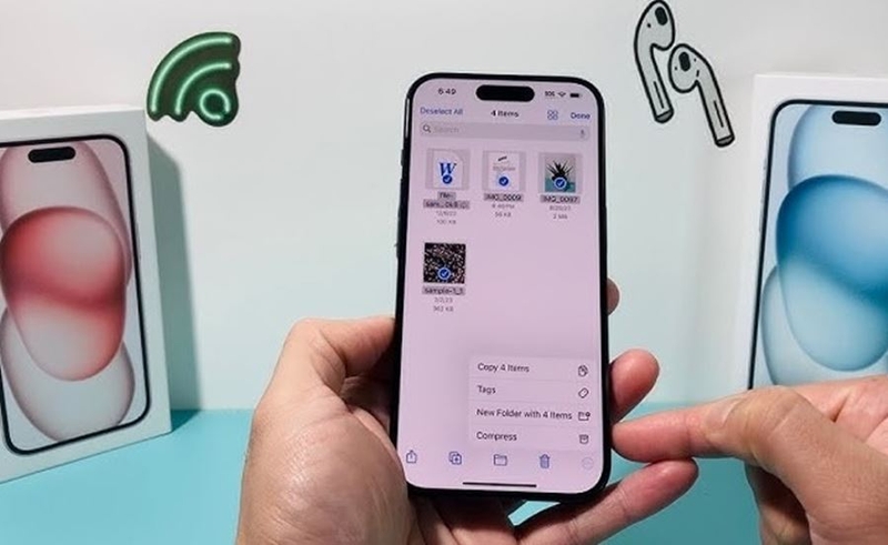 Hướng dẫn bạn cách nén file trực tiếp ngay trên iPhone vô cùng đơn giản ảnh 1