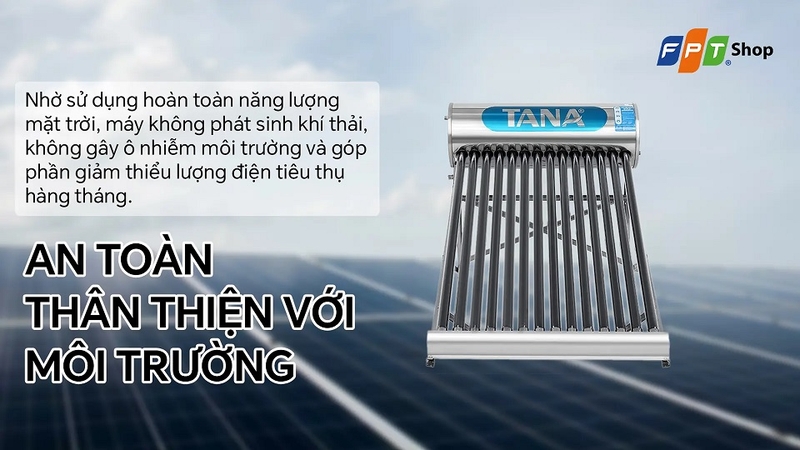 Máy nước nóng sử dụng năng lượng mặt trời