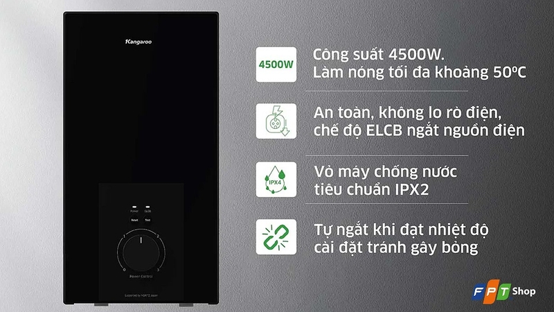 Chọn máy có nhiều tính năng tiện lợi, an toàn