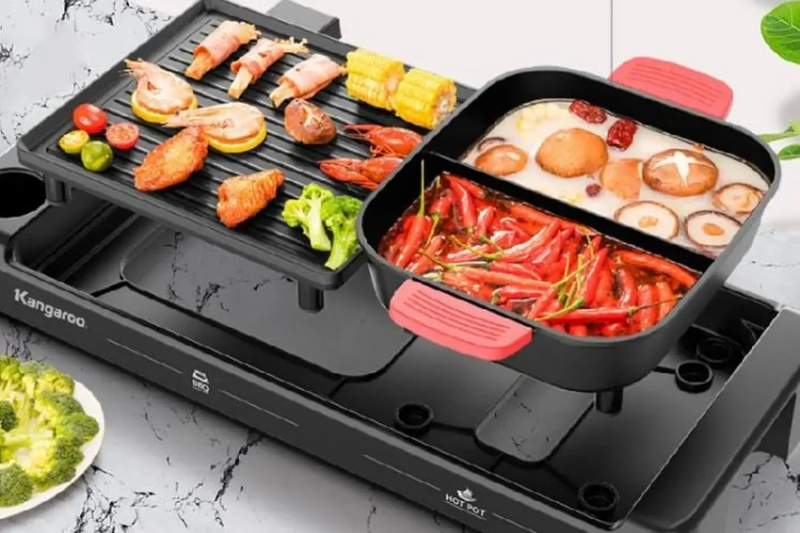Nên mua nồi lẩu nướng 2 in 1 hay nồi lẩu điện 1