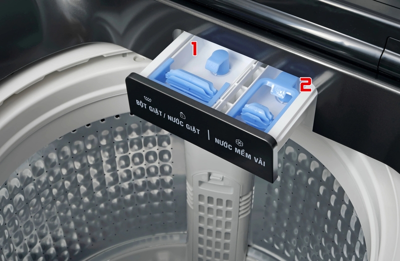 ngăn chứa nước xả của máy giặt aqua - loại 2