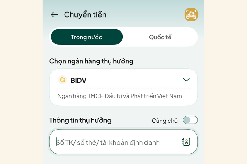 Ngân hàng thụ hưởng là gì?