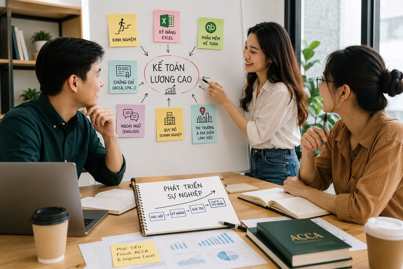 Những yếu tố ảnh hưởng đến lương kế toán