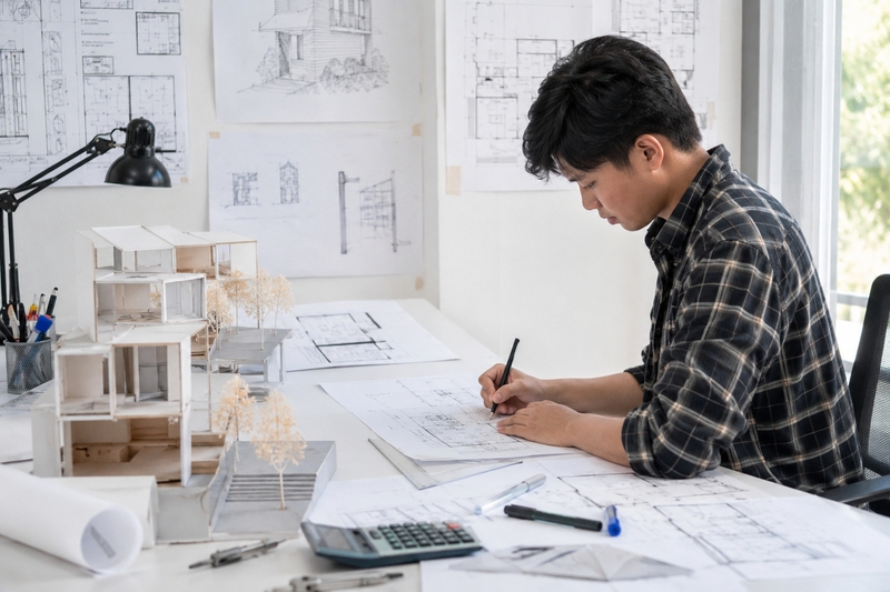 ngành kiến trúc thi khối nào ảnh 1