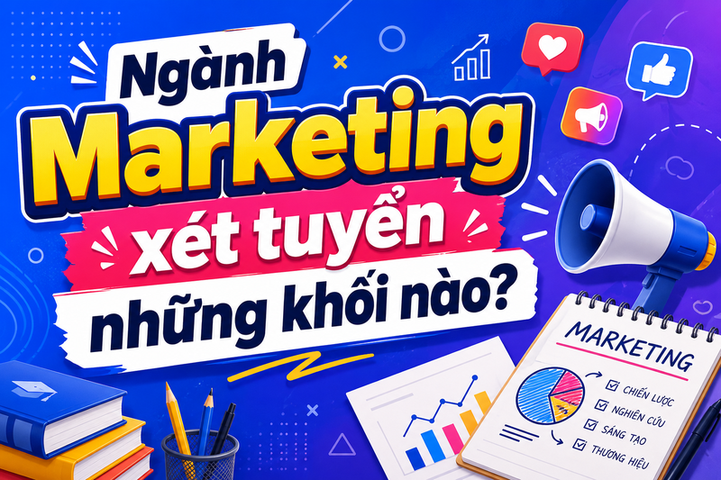 Ngành Marketing lấy bao nhiêu điểm 4