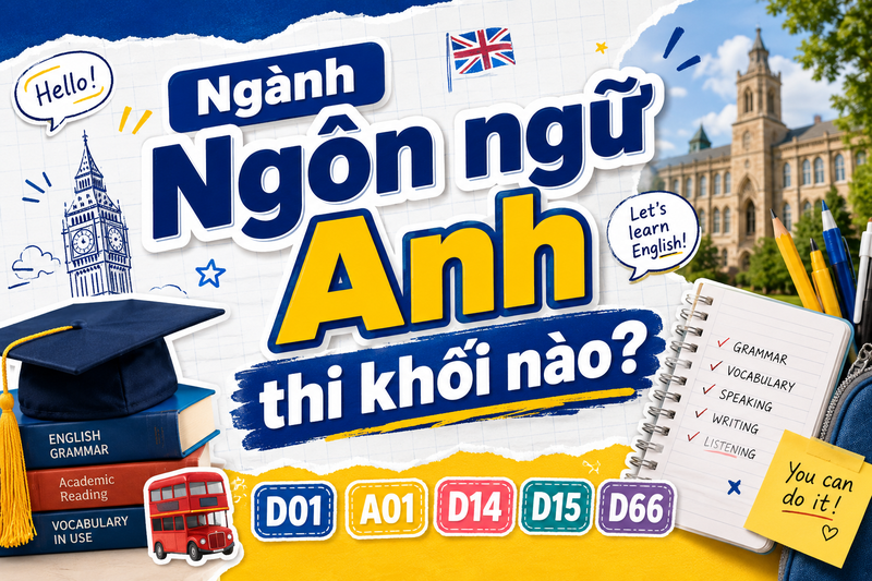 Ngành Ngôn ngữ Anh thi khối nào 2