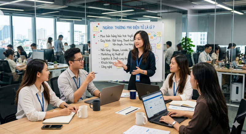 Ngành thương mại điện tử thi khối nào 1