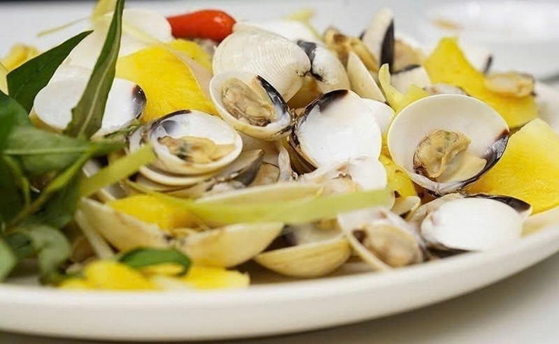 ngao hấp dứa ảnh 1