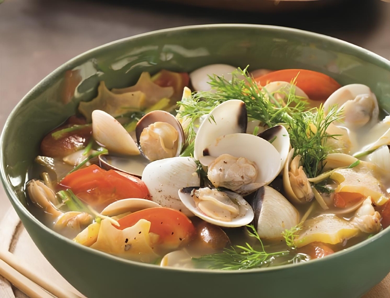 Canh ngao nấu khế