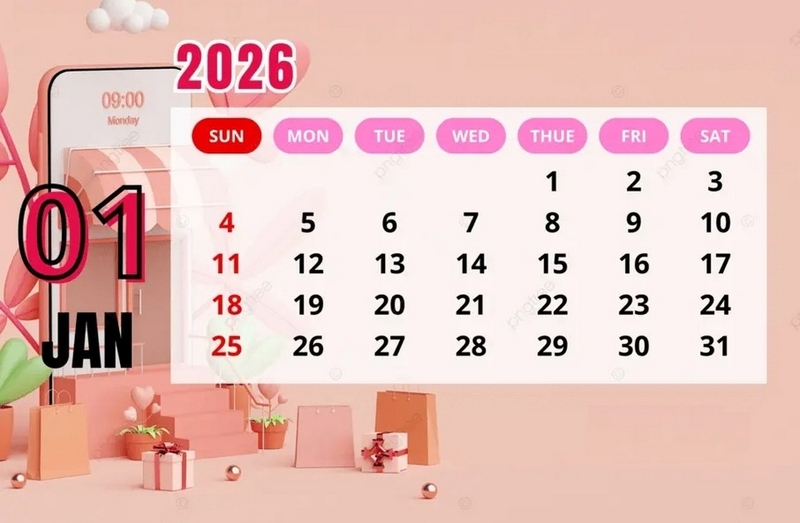 ngày đẹp tháng 1 2026 ảnh 1