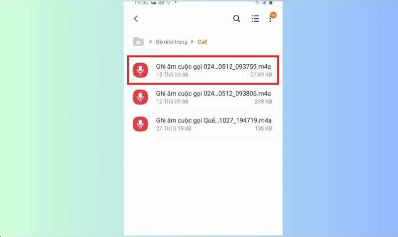 nghe lại cuộc gọi đã ghi âm - Hình 7