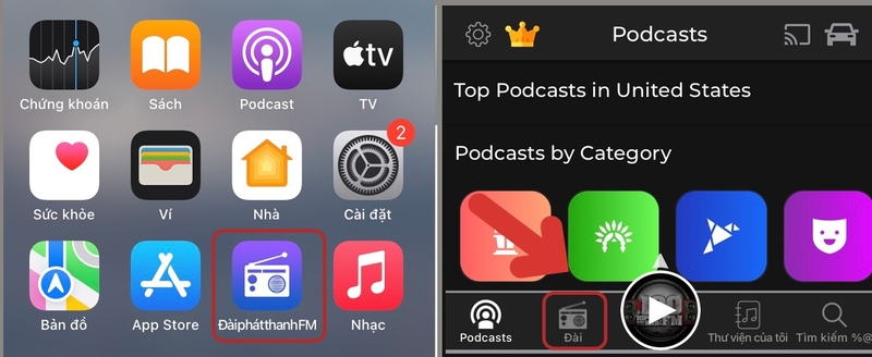 nghe radio trên iPad 4
