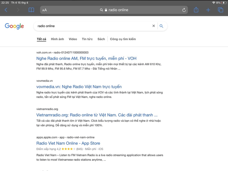 nghe radio trên iPad 6
