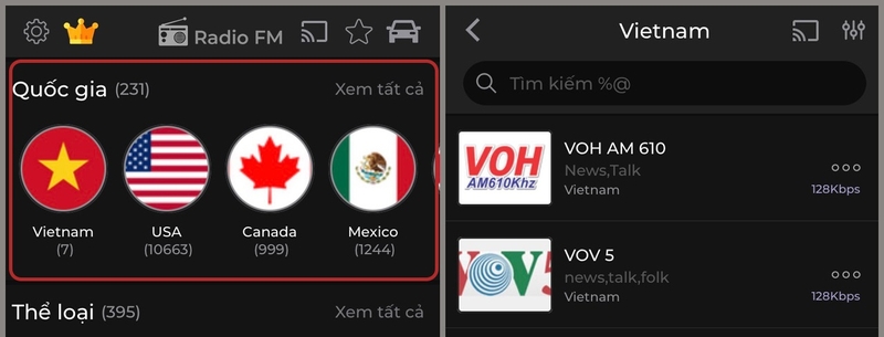 nghe radio trên iPad 5
