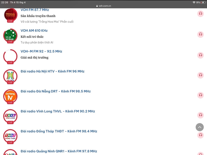 nghe radio trên iPad7