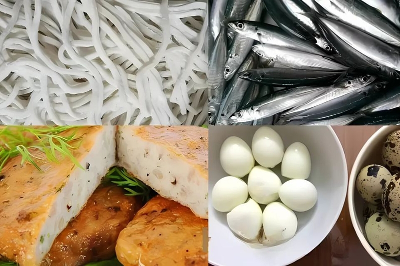 nguyên liệu bánh canh cá nục Đà Nẵng