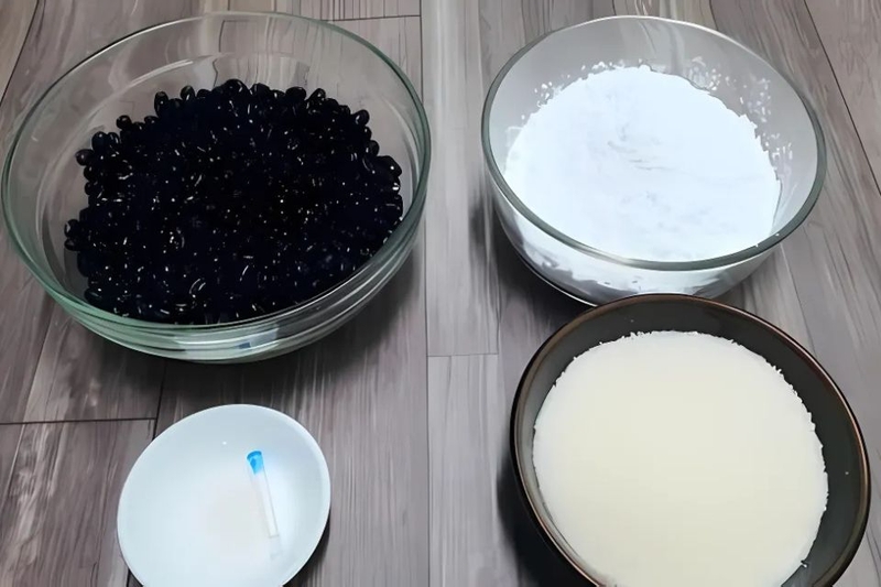 nguyên liệu chè đậu đen bột lọc