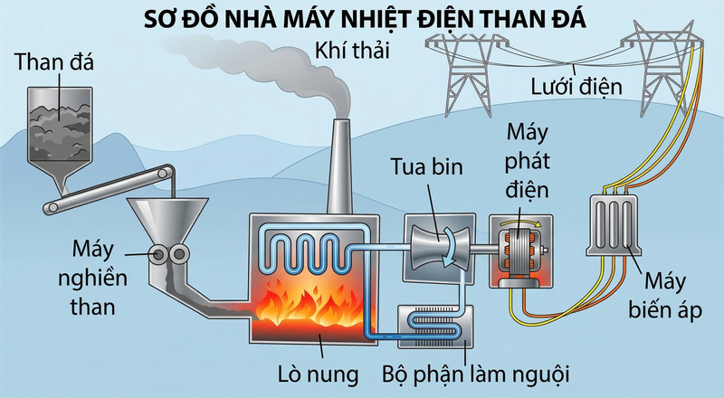 Quy trình sản xuất điện