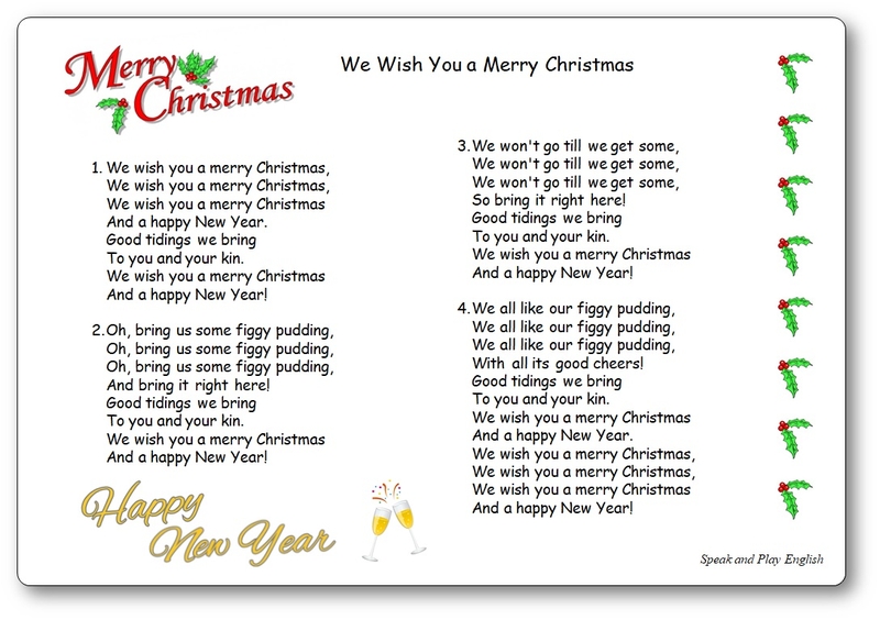 nhạc Noel tiếng Anh 9
