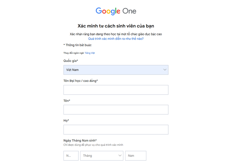 Cách nhận gói Google One 2TB miễn phí cho sinh viên ảnh 2
