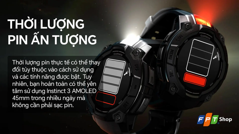 Đồng hồ thông minh thời lượng pin