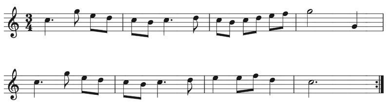 Phách mạnh trong nhịp 3/4