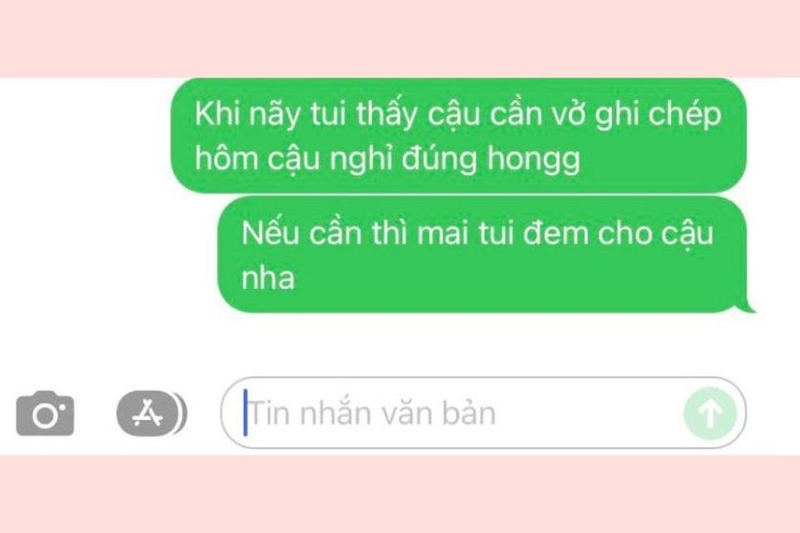 Thể hiện mong muốn nhiệt tình giúp đỡ